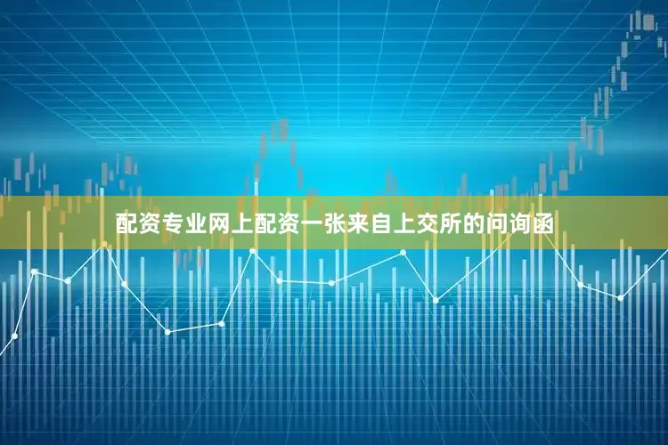 配资专业网上配资一张来自上交所的问询函